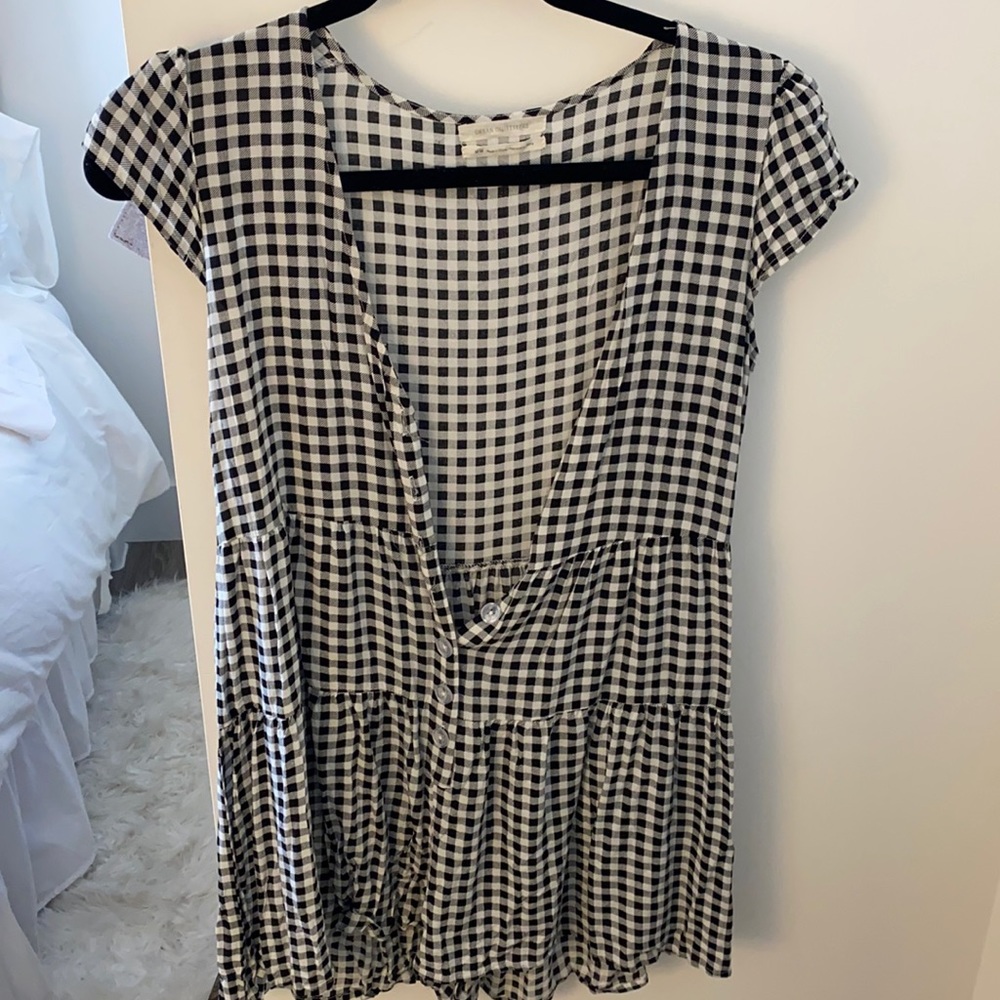 Gingham romper